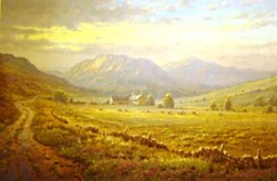 Highland Pastures by James Preston - Limited Edition on Paper sized 22x14 inches. Available from Whitewall Galleries